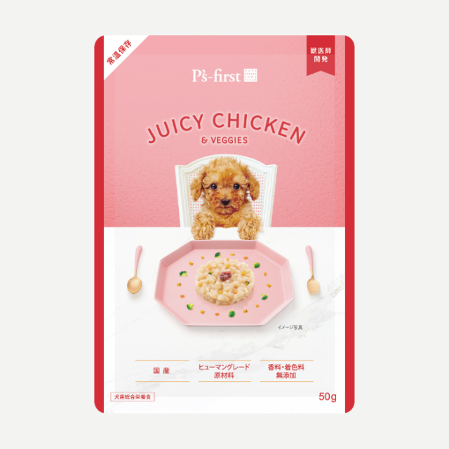 P's DELI オリジナルウェットフード ジューシーチキン味 【常温でお