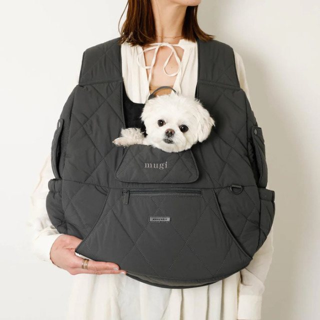 moncheri キルティングメッシュ付きフロントリュック Pets-first