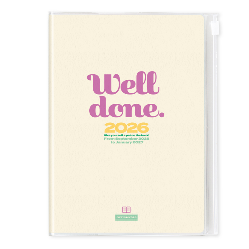 DS-2606：2025年度 9月始まり スケジュール帳 A5サイズ 月曜始まり