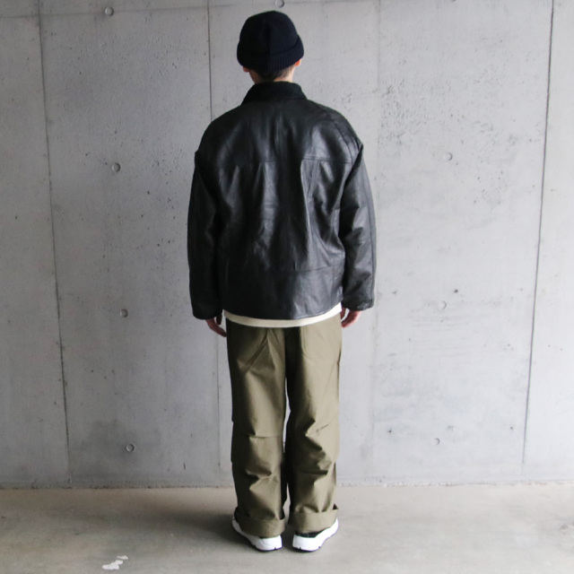 YOUSED (ユーズド) [ LEATHER DRIVERS JACKET ] リメイク レザー
