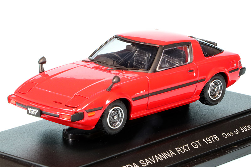 絶版] エブロ 1/43 マツダ サバンナ RX-7 GT 1978 レッド 43588