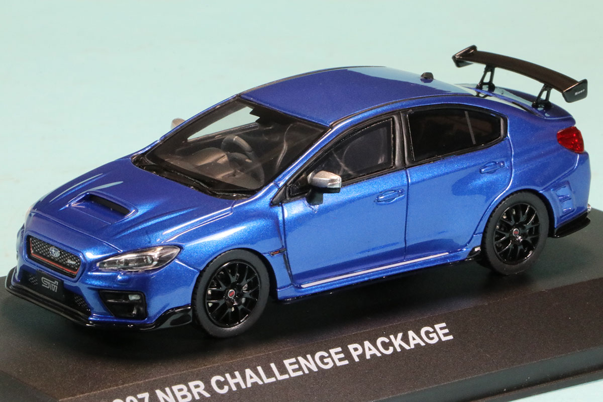 京商 1/43 スバル WRX STi S207 NBR チャレンジパッケージ ブルー 限定