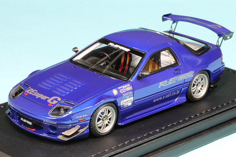 イグニッションモデル 1/43 マツダ RX-7 FC3S RE雨宮 ブルー IG2139
