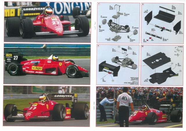 1/20 ヒロ フェラーリ 156/85 メタルキット マルボロ付き 1/20 ヒロ