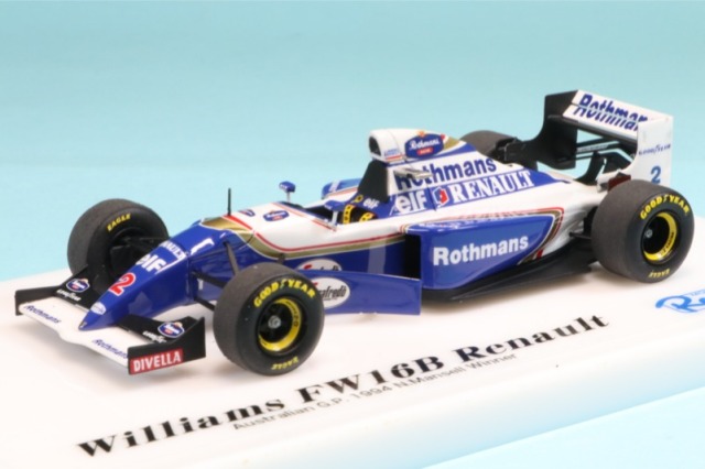 絶版WILLIAMS RENAULT FW-16 ULTIMATE 1/20