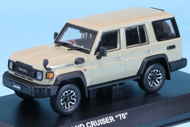 トヨタ ランドクルーザー70ミニカー スーパーホワイト Amazon | 京商