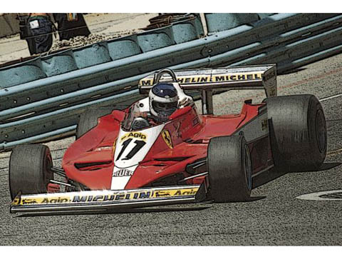 TAMEO kit TMK341 Ferrari 312T3 USA-West GP 1978 ミニカー専門店