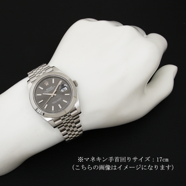 126300 スレート(グレー)/ホワイトバー/5列/ジュビリーブレス ROLEX