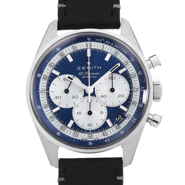 03.3200.3600/51.C902 ブルー ZENITH（ゼニス）クロノマスター