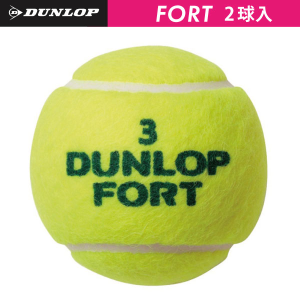 ダンロップ フォート2 DUNLOP FORT2 1箱 30缶 60球入 硬式 テニス