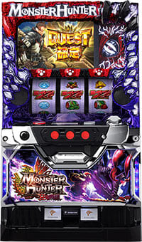 パチスロ実機 モンスターハンターライズ スマスロユニット付 パチスロ