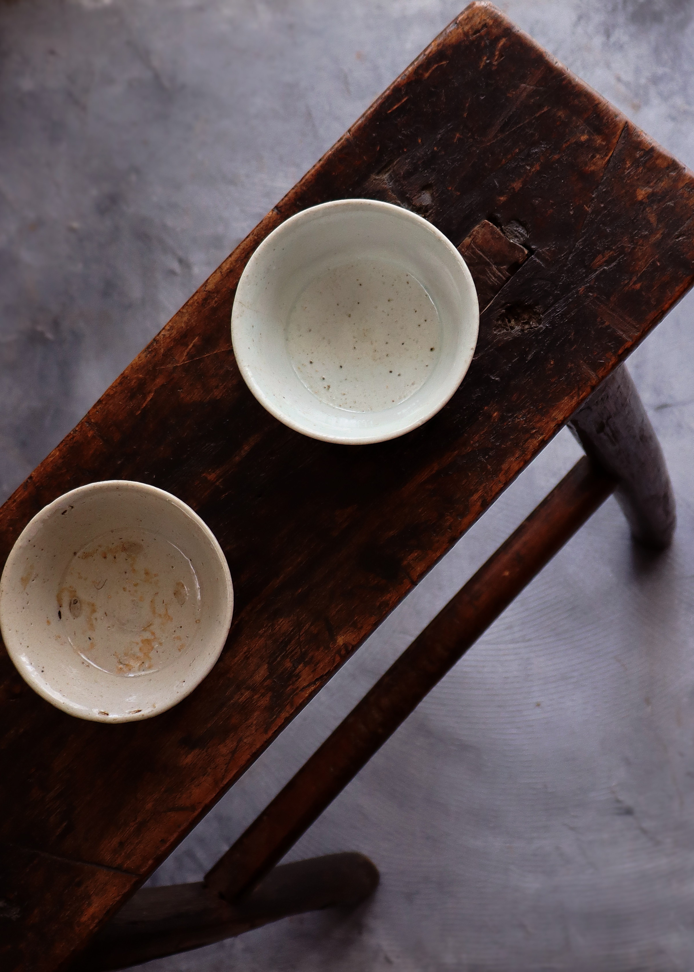 茶碗白磁 中国 ぐい呑み 酒器 お茶道具 古玩 唐物 中国時代物 骨董品