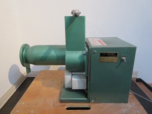 中古】林田鉄工 常圧式土練機KM-200型ステンレス羽 鋳物部分新品交換済