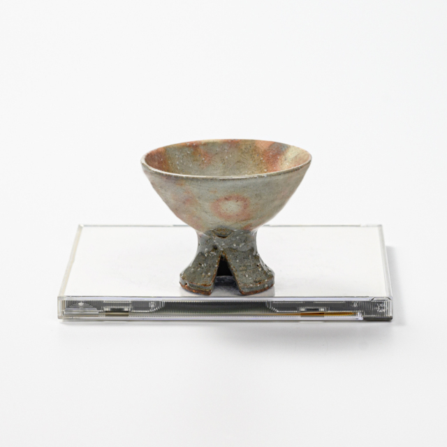 古萩 古萩盃 ぐい呑 酒器 箱付 p107 古萩 古萩盃 ぐい呑 酒器 箱