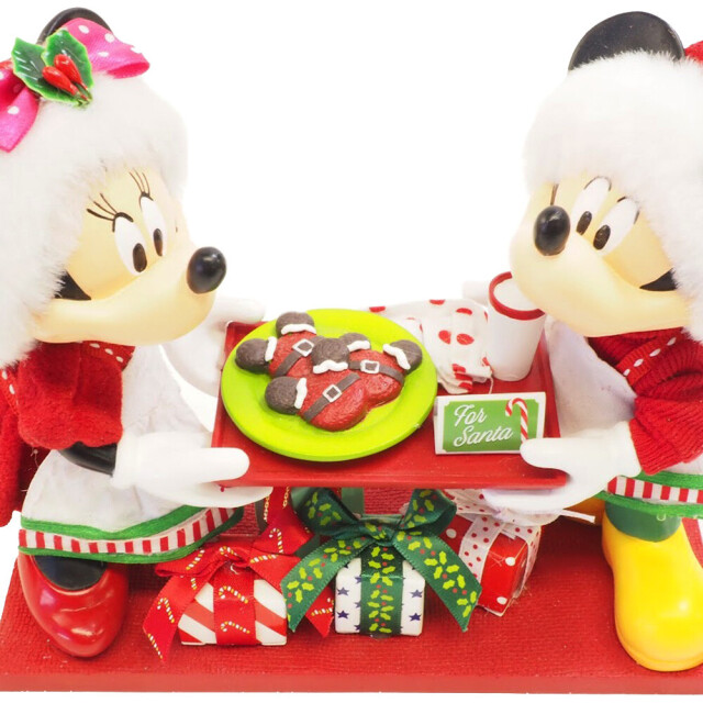 ディズニー グッズ 置物 ミッキー＆ミニー ベイクド フォー サンタ