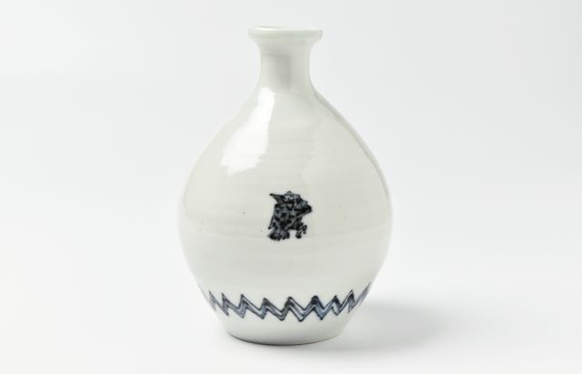 杉本太郎 5 染付徳利 鳥松 ｜ 暮らしのうつわ花田 和食器 通販