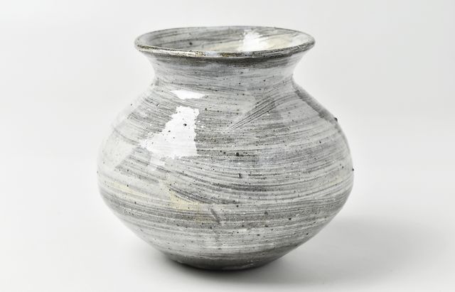 水垣千悦 44 刷毛目丸壺 ｜ 暮らしのうつわ花田 和食器 通販