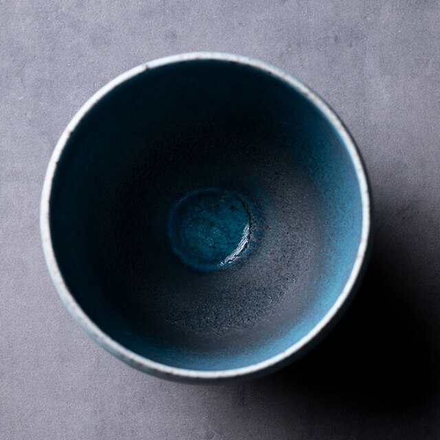 抹茶茶碗 |【共箱付】青茶碗 (SOY-579) 作家「山田想」