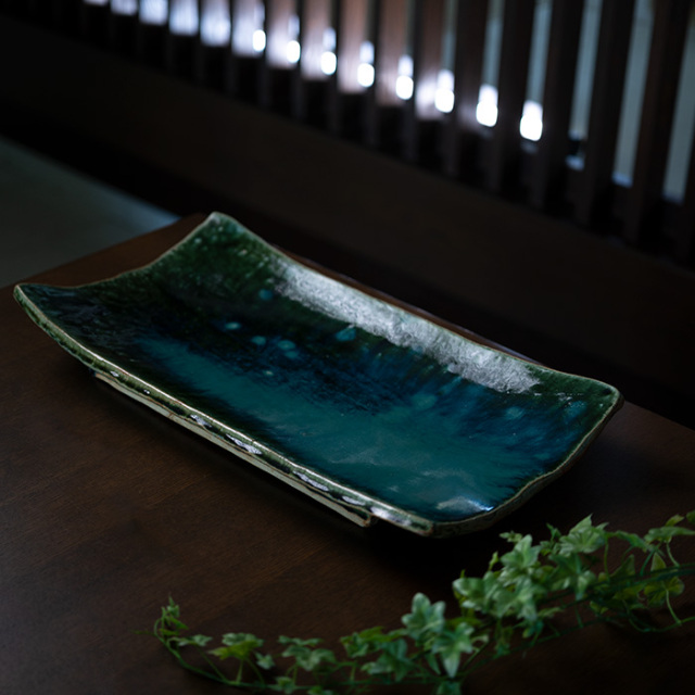 キズあっても織部