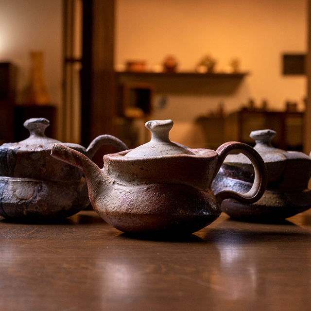 備前焼TEAPOT（CR-061） 作家「クリストファーレイヴェンホール」