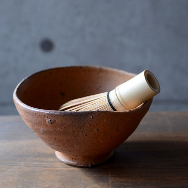 共箱付】送料無料 ｜ 抹茶碗 南蛮茶碗 (共箱付A） 作家「川淵直樹」