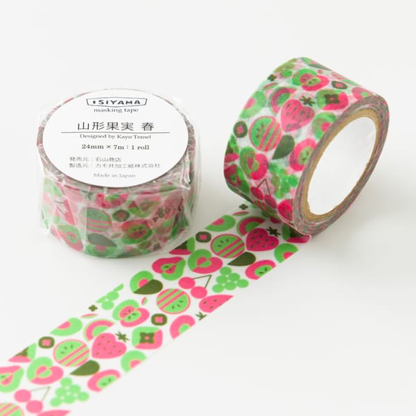 石山商店オリジナルマスキングテープ[りんご]