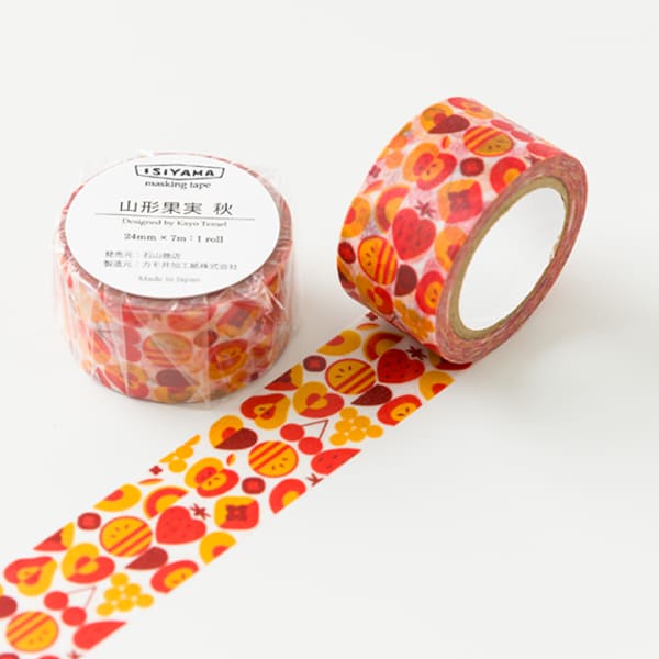 石山商店オリジナルマスキングテープ[りんご]