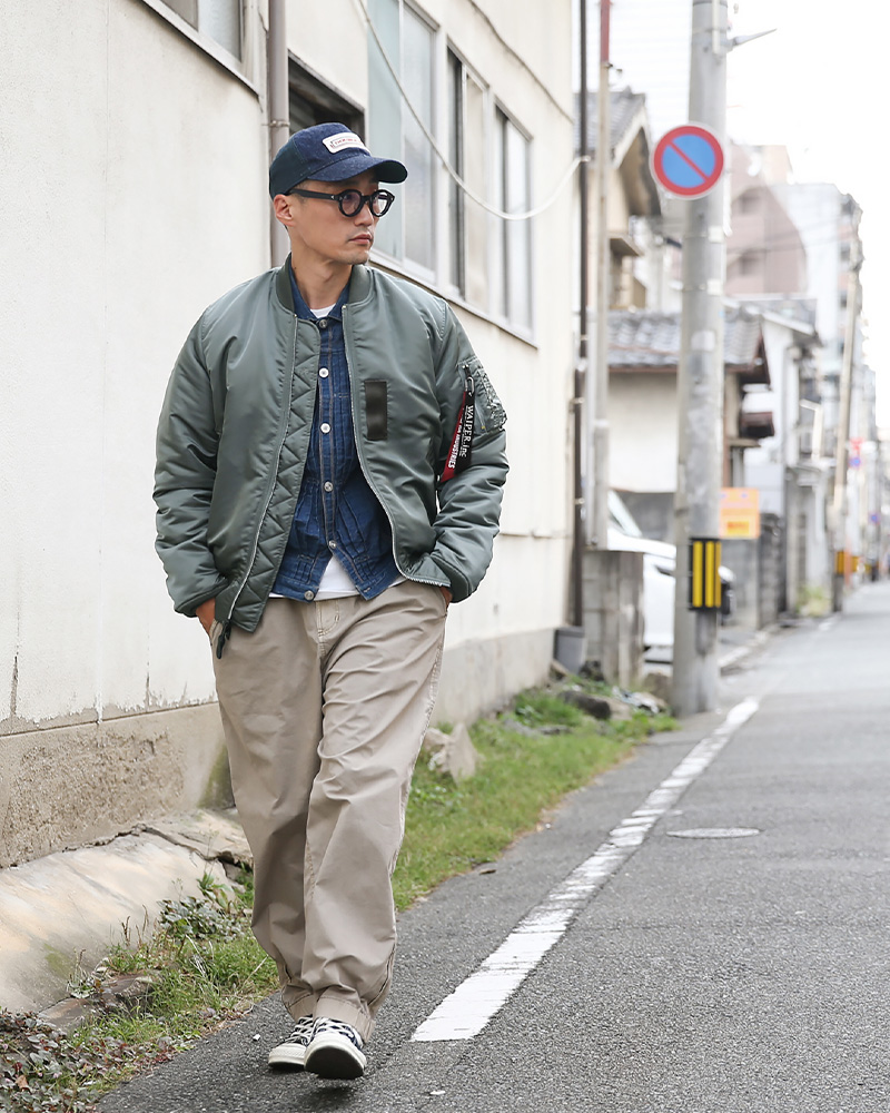 ALPHA アルファ WAIPER別注 MA-1 JAPAN FIT ワイパー別注アルファMA-1