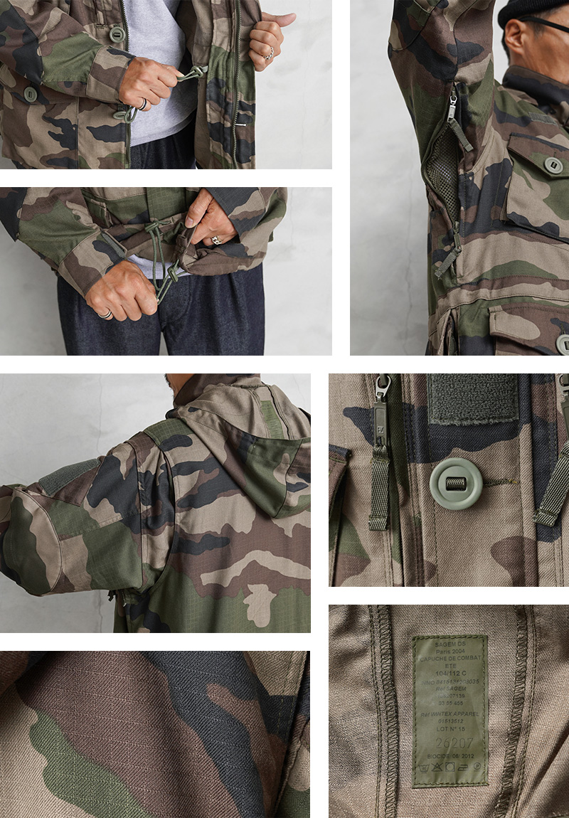 ロシア軍 ソ連軍 M69/81 VSR迷彩 ポンチョ タープ パラトカ 麻縄付き