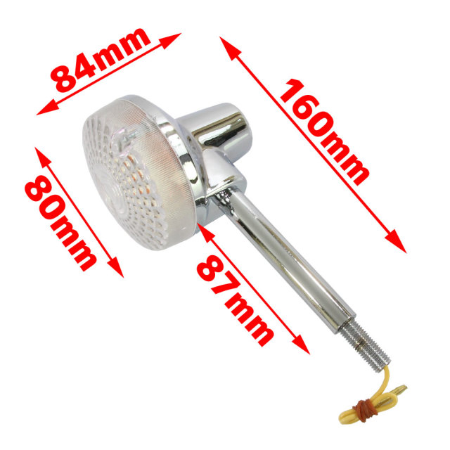 GS750/1000 当時もの純正ウインカー4個セット、スペアレンズ&電球付き