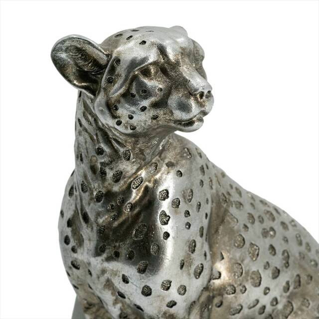 風水インテリア レオパード シッティング 豹 動物の置物｜Y-KAGU(輸入