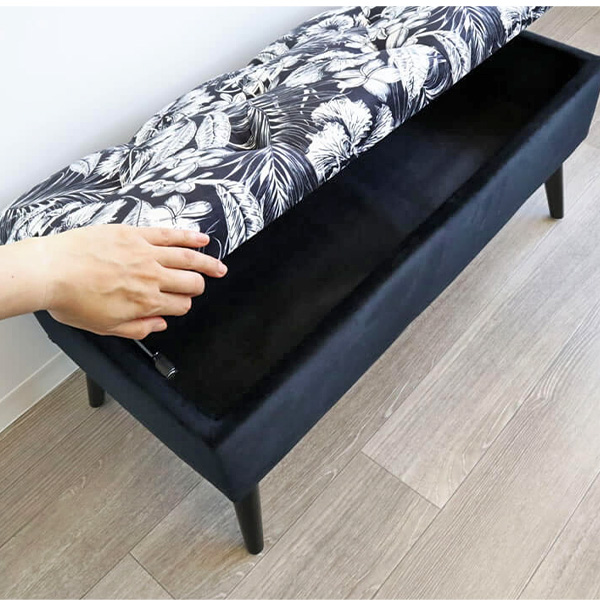 花柄円形スツール アンティーク風 オリジナル カフェ 二