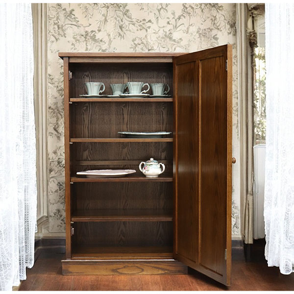 送料無料】 英国調 アンティークオークコレクション チャペル型 木製扉