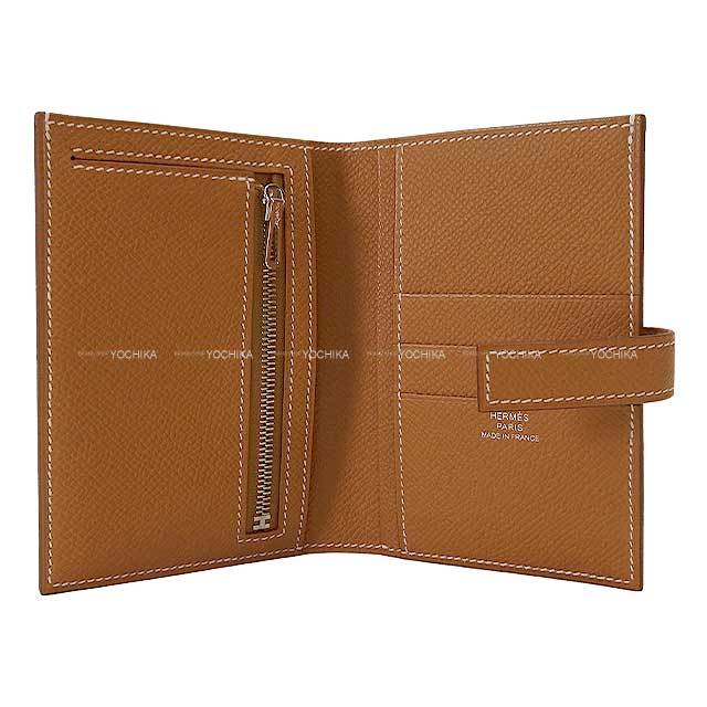 HERMES エルメス 二つ折り財布 ニュー Hパッサン アッシュパッサン