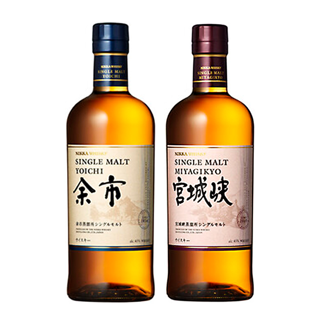 ニッカウイスキー飲み比べセット（シングルモルトウイスキー余市 700ml