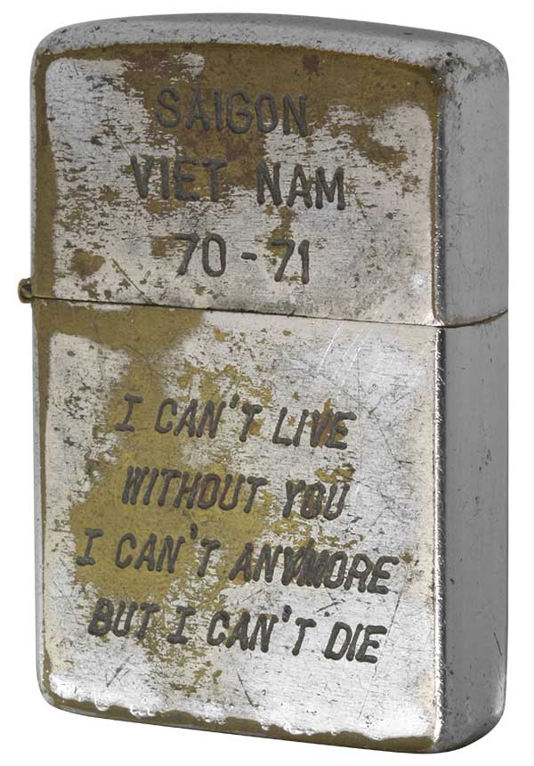 Zippo ジッポー 中古・ベトナムZIPPO 1970年製造 SAIGON VIETNAM 70-71