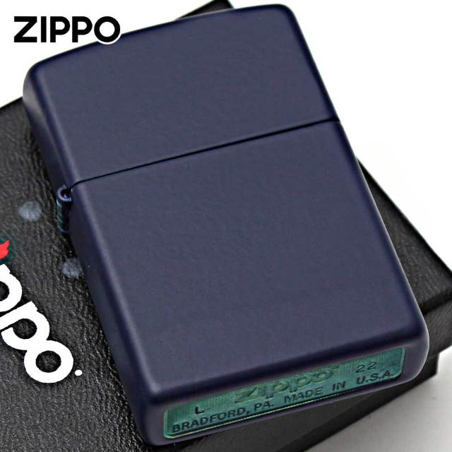 Zippo ジッポー 無地 ネイビー マット Navy Matte 塗装 239 メール便可