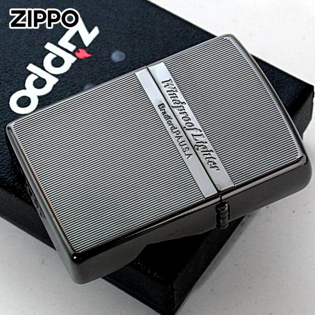 Zippo ジッポー ウッド 木目 木 ネオブラック 両面加工 Wood Series
