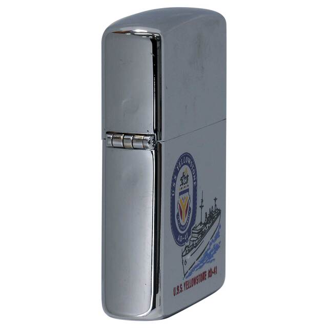 絶版/ヴィンテージ Zippo ジッポー 中古 1992年製造USS Yellowstone AD
