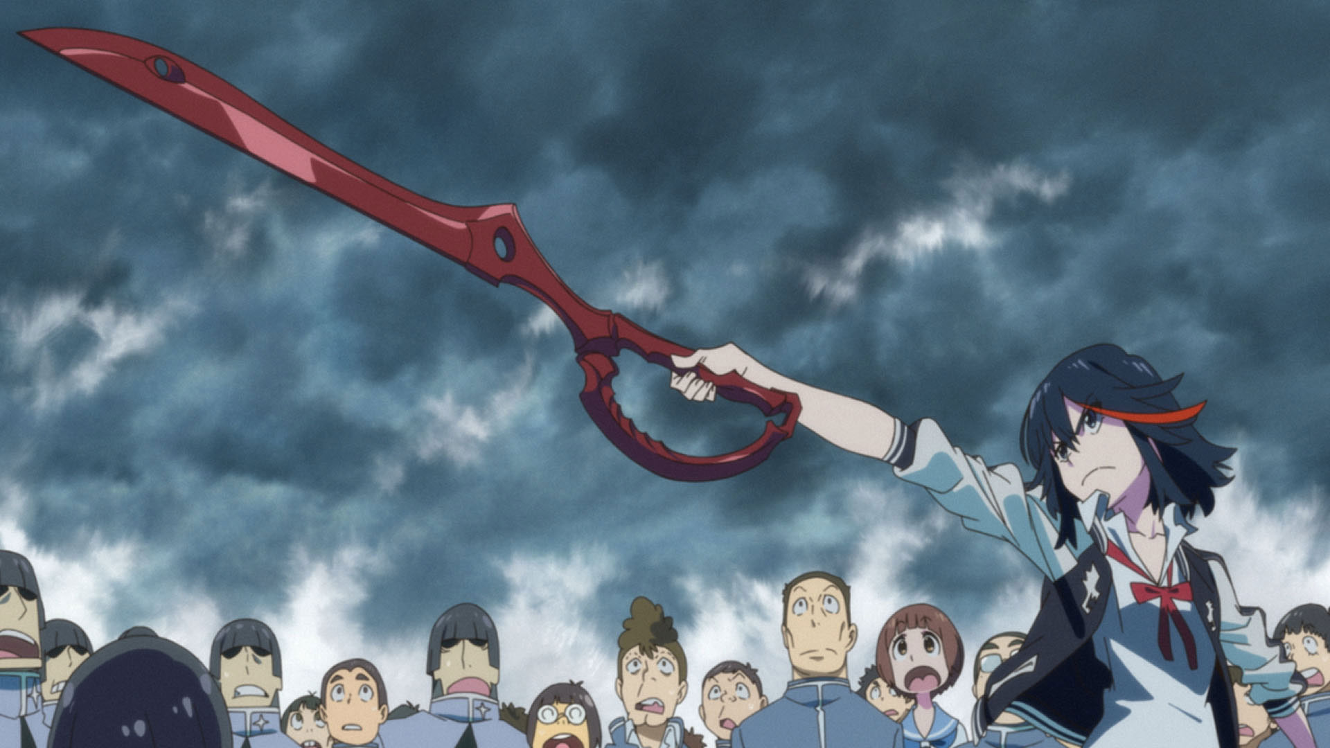 キルラキル 生動画 纏流子 鬼龍院皐月 過去 鮮血 トリガー キルラキル