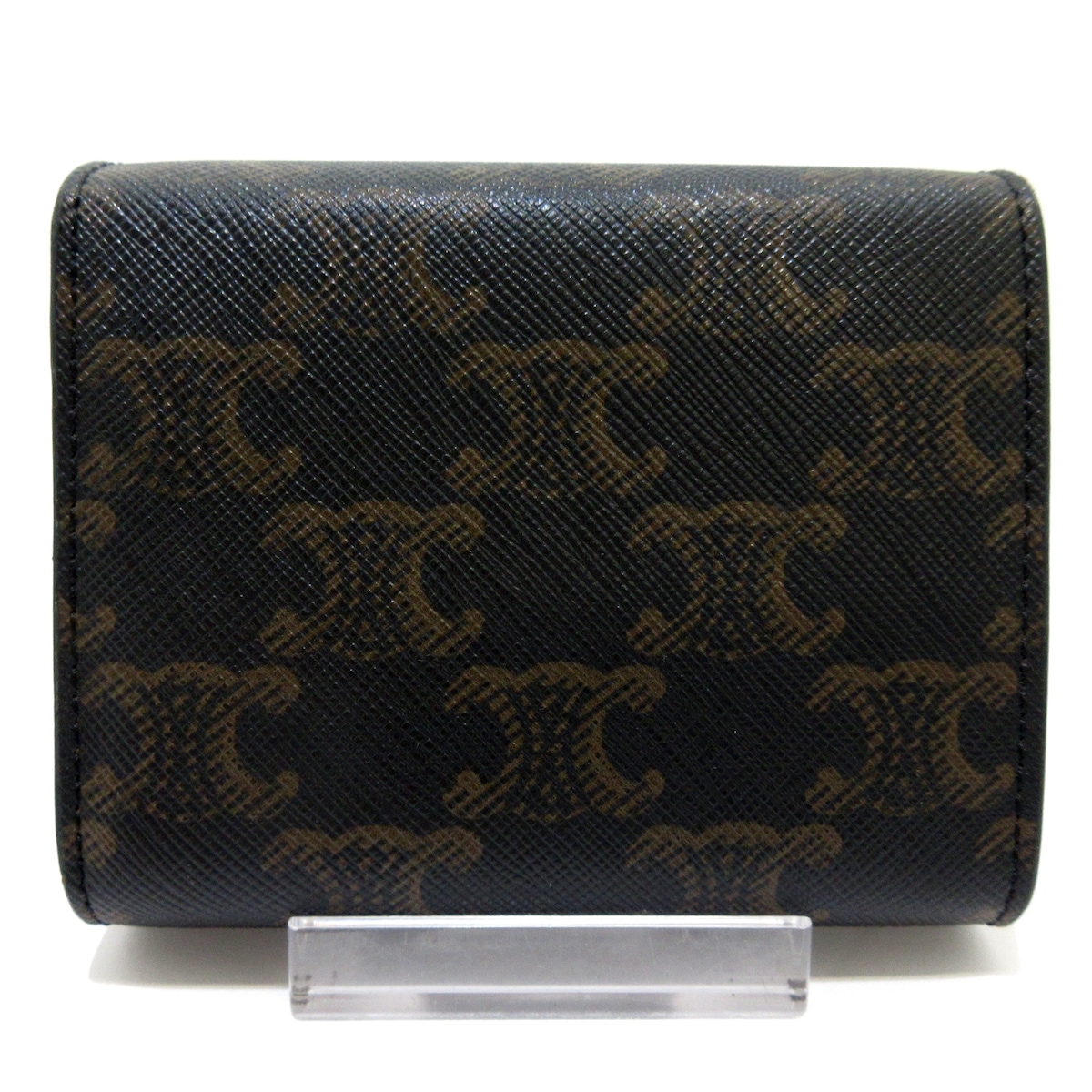 セリーヌ/3つ折り財布/トリオンフキャンバス,スモール フラップ