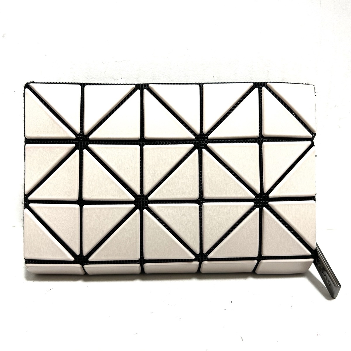 バオバオイッセイミヤケ/2つ折り財布/ブックウォレットマット/ベージュ