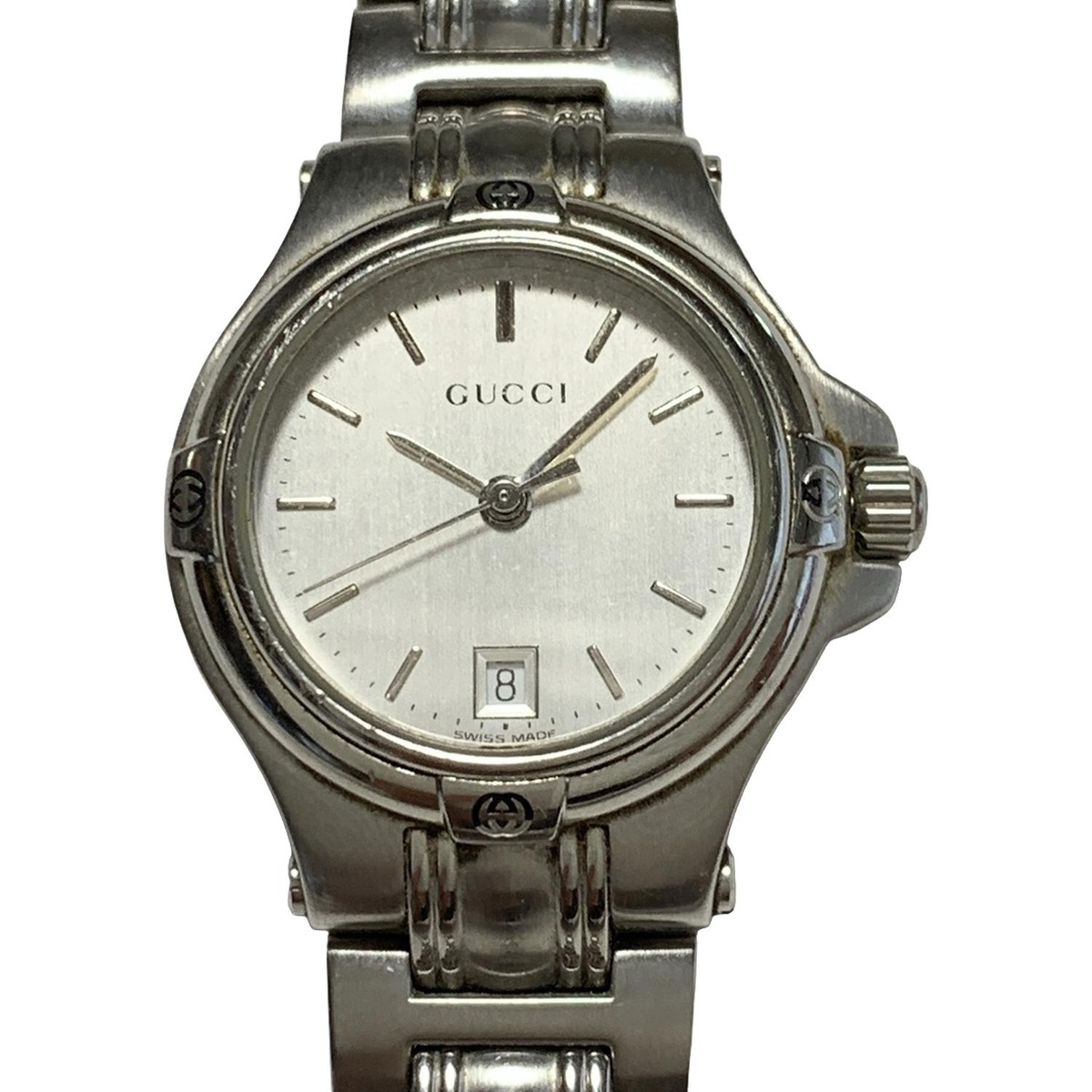 GUCCI(グッチ) 腕時計 - 9040L レディース シルバー（19269023）中古