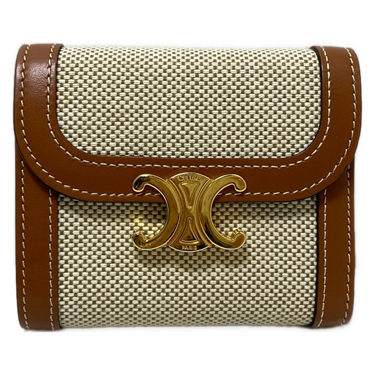 セリーヌ 3つ折り財布 トリオンフ スモール フラップウォレット