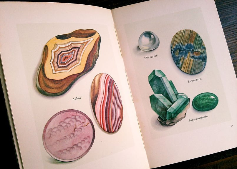 鉱石 インゼル文庫 54 ドイツ 海外洋書 鉱物図鑑 鉱石 インゼル文庫 54