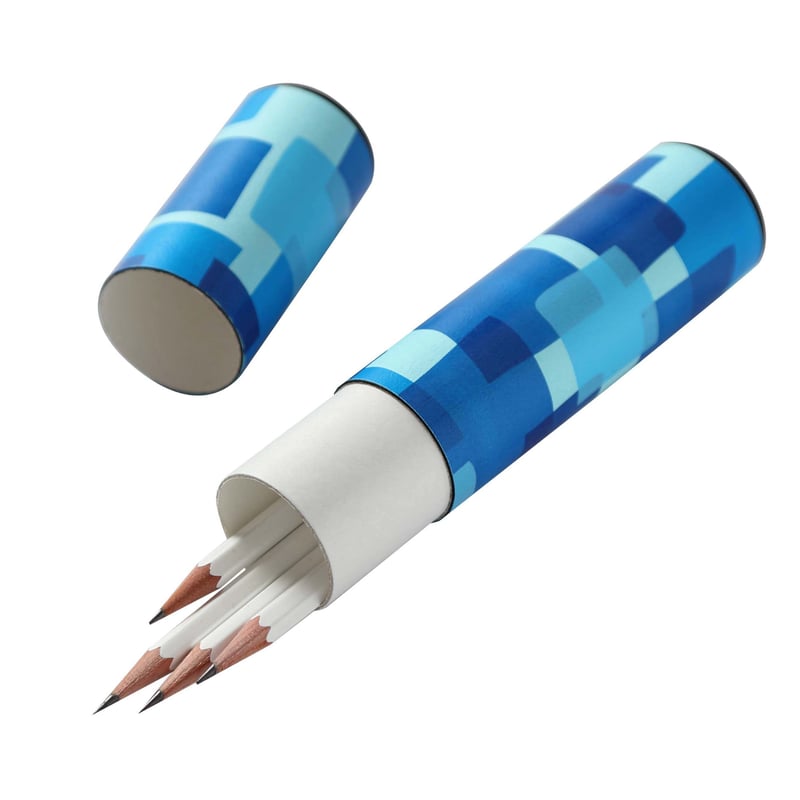 染付 筆立 筆筒 書道具 陶瓷器 筆入 美術品 青磁 文房具 染