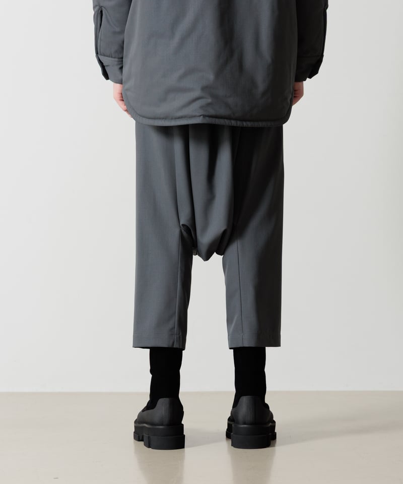 MB ULTIMATE 尾州ウール 4タックサルエルスラックス | MB -there is