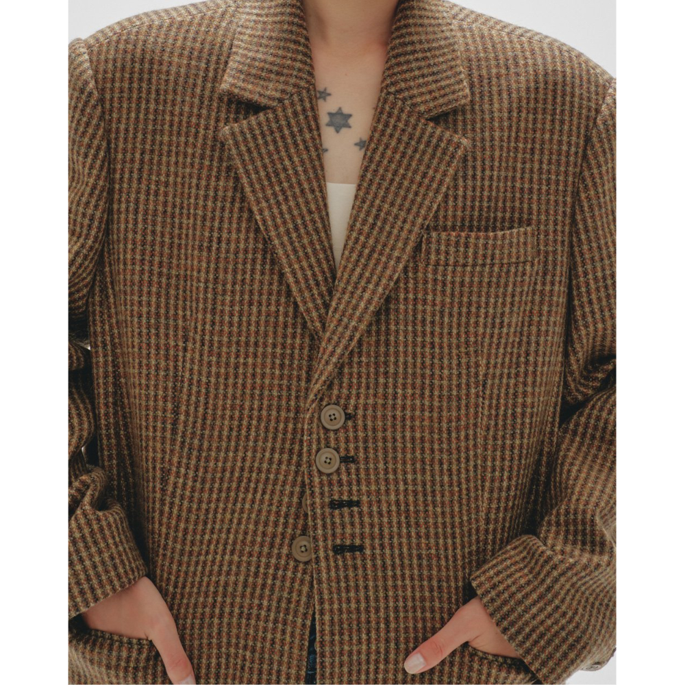 TODAYFUL Wool100% Check Jacket 36 Todayful Wool100% Check Jacket
