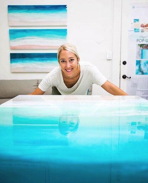 サラカードル Sarah Caudle 原画 レジンアート① 6×6 Sarah Caudle