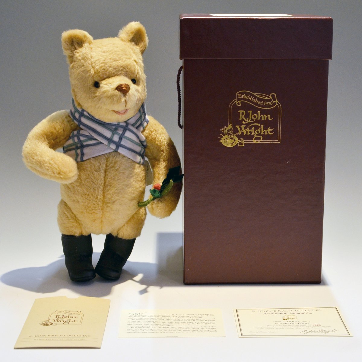 くまのプーさん R.John Wright テディベア 世界限定500 くまのプーさん